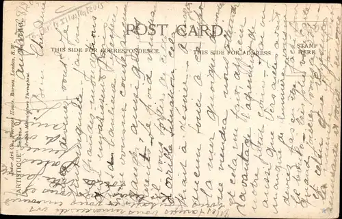 Künstler Ak Nash, An advance, on the French lines, la declaration