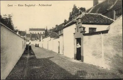 Ak Gand Gent Ostflandern, Klein Begijnhof, Achterstraat