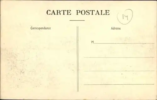 Ak Caen Calvados, Bahnhof