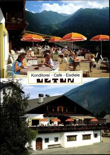 Ak Sankt Walburg Südtirol, Konditorei-Café-Eisdiele