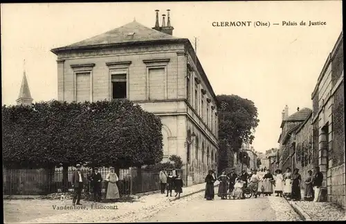 Ak Clermont Oise, Palais de Justice