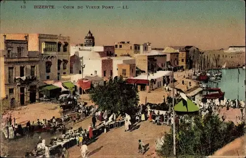 Ak Bizerte Tunesien, Coin du Vieux Port