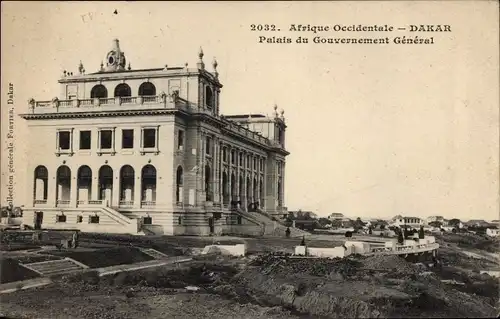 Ak Dakar Senegal, Afrique Occidentale, Palais du Gouvernement Général