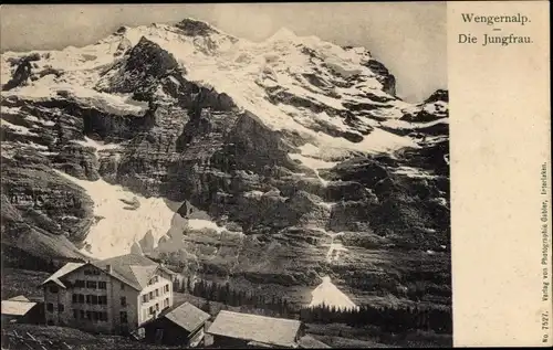 Ak Wengernalp Kanton Bern Schweiz, Jungfrau