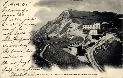 Ak Veytaux Kanton Waadt, Rochers de Naye