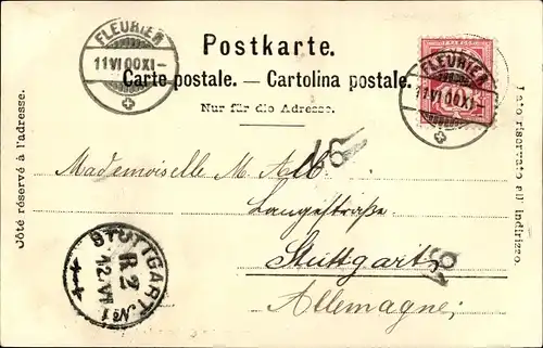 Ak Veytaux Kanton Waadt, Rochers de Naye