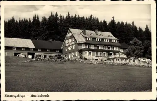 Ak Spindleruv Mlýn Spindlermühle Riesengebirge Region Königgrätz, Davidsbaude, Davidova bouda