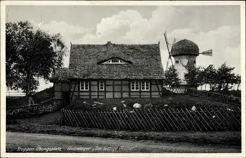 Ak Paderborn, Truppenübungsplatz, Sennelager, Der lustige Müller