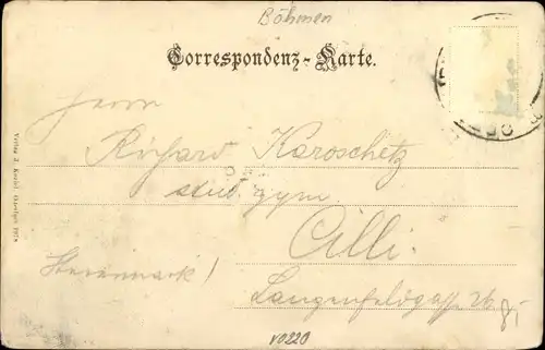 Ak Přívoz Priwoz Oderfurt Region Mährisch Schlesien, Ringplatz