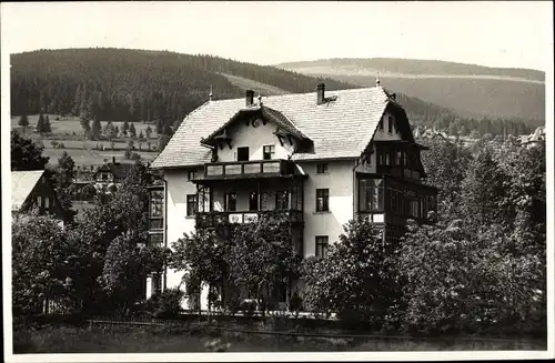 Foto Ak Świeradów Zdrój Bad Flinsberg Schlesien, Haus Daheim
