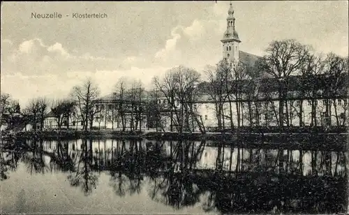 Ak Neuzelle in Brandenburg, Klosterteich