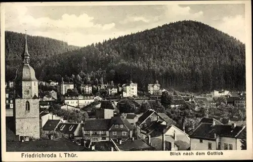 Ak Friedrichroda im Thüringer Wald, Blick nach dem Gottlob