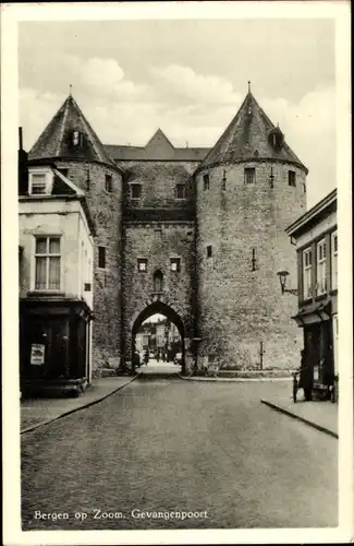 Ak Bergen op Zoom Nordbrabant Niederlande, Gevangenpoort