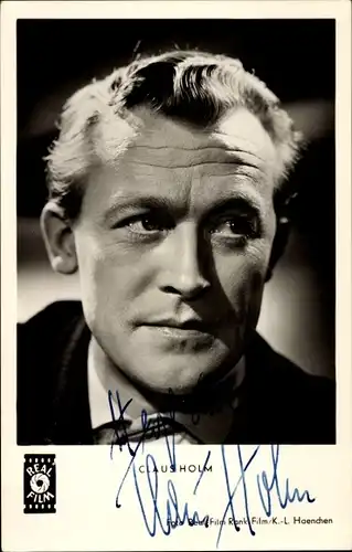 Ak Schauspieler Claus Holm, Portrait, Autogramm