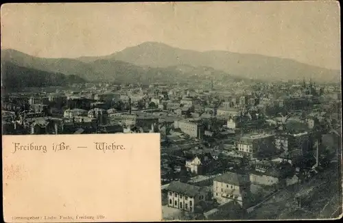 Ak Wiehre Freiburg im Breisgau, Panorama