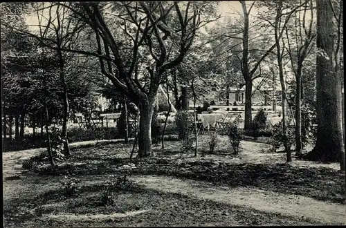 Ak Bellingwolde Groningen, Tuinaanzicht Hotel Reiderland