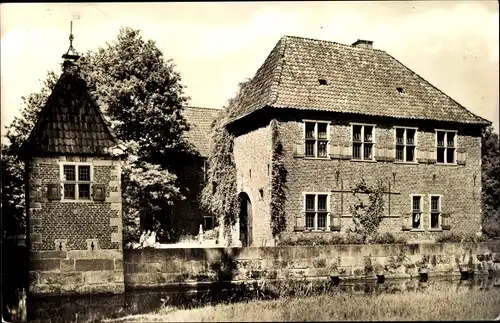 Ak Denekamp Overijssel Niederlande, 't Huis te Brecklenkamp, Oude Havezathe