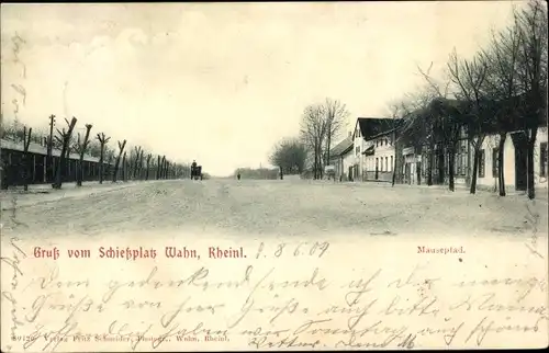 Ak Wahn Köln, Schießplatz Wahn, Mäusepfad