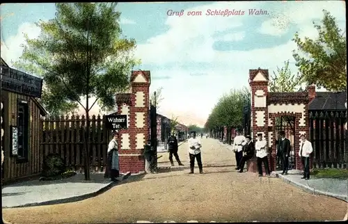 Ak Wahn Porz Köln, Schießplatz, deutsche Soldaten, Kaiserreich