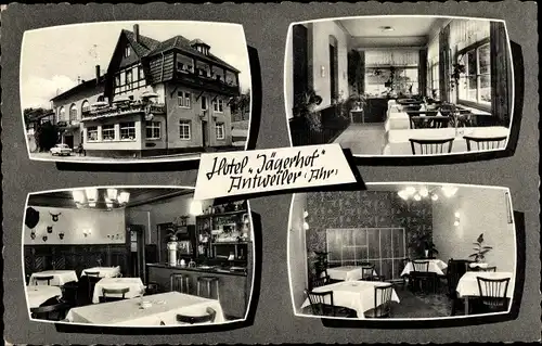 Ak Antweiler Ahr Rheinland Pfalz, Hotel Jägerhof, Speisezimmer