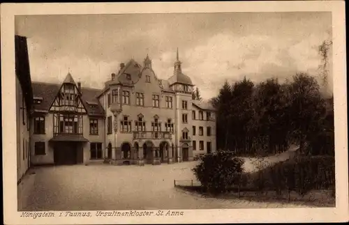 Ak Königstein im Taunus, Ursulinenkloster St. Anna, Außenansicht