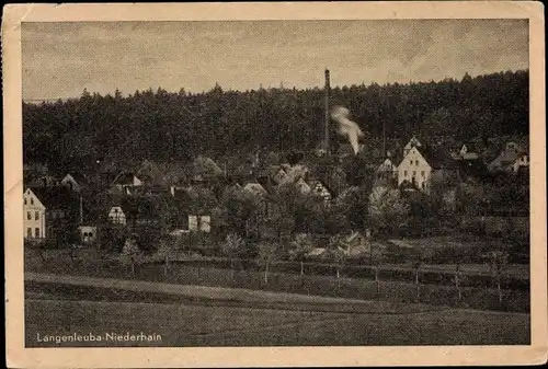 Ak Langenleuba Niederhain Thüringen, Panorama