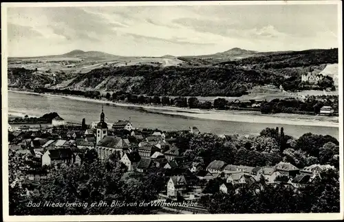 Ak Niederbreisig Bad Breisig am Rhein, Blick von der Wilhelmshöhe, Panorama