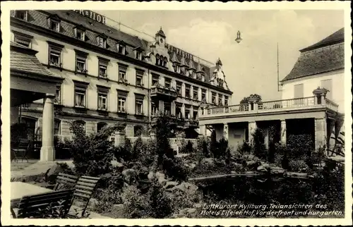 Ak Kyllburg in der Eifel, Hotel Eifeler Hof, Kurgarten