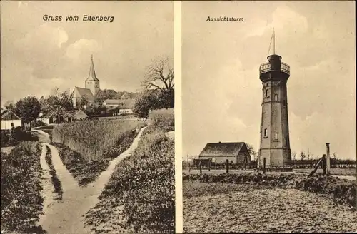 Ak Elten Emmerich am Niederrhein, Eltenberg, Aussichtsturm