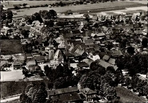 Ak Osterwick Rosendahl im Münsterland Westfalen, Original-Luftfoto, Panorama