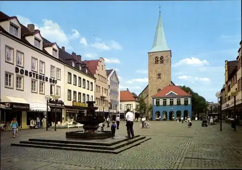 Ak Dorsten in Westfalen, Marktplatz, Brunnen, Dorstener Hof
