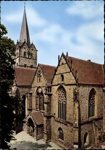 Ak Herford in Westfalen, Münsterkirche, Außenansicht