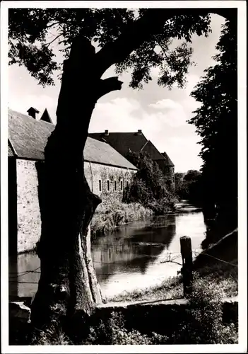 Ak Blankenstein an der Ruhr Hattingen, Wasserburg Kemnade, Außenansicht