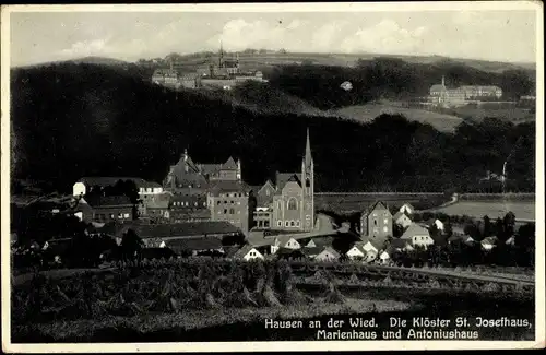 Ak Hausen an der Wied, Klöster St. Josefshaus, Marienhaus und Antoniushaus