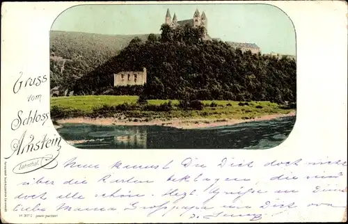 Ak Obernhof an der Lahn, Schloss Arnstein