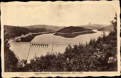 Ak Dümmlinghausen Gummersbach im Oberbergischen Kreis, Aggertalsperre