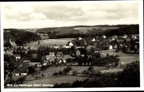 Ak Denklingen Reichshof Oberbergischer Kreis, Panorama, Kirchturm