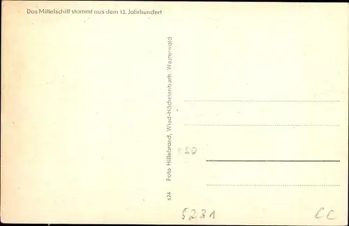 Ak Kroppach im Westerwald, Kirche