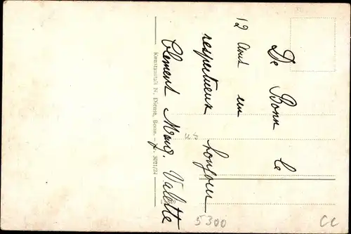 Ak Bonn, Bahnhof Straßenseite, Passanten