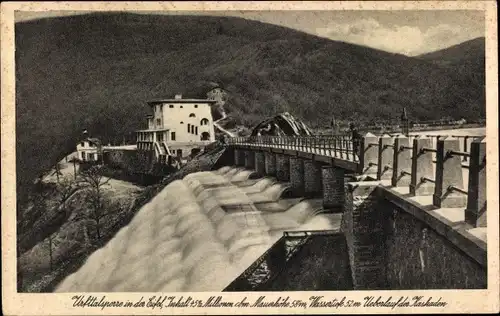 Ak Gemünd Schleiden in der Eifel, Urftttalsperre