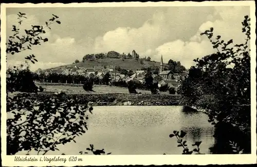 Ak Ulrichstein Hessen, Panorama, Kirchturm