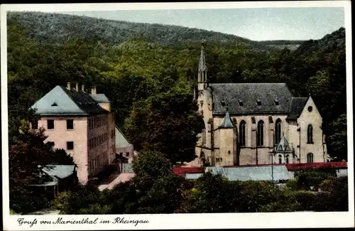 Ak Marienthal Geisenheim Rheingau, Blick auf die Kathedrale