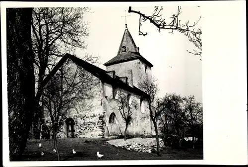 Foto Ak Weilburg an der Lahn Hessen, Kirche Nentherod, Außenansicht