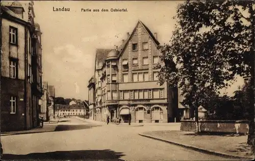 Ak Landau in der Pfalz, Partie aus dem Ostviertel