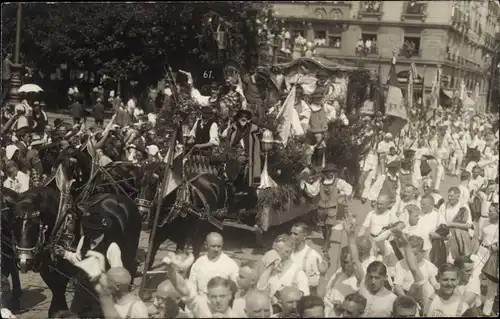 Foto Ak München, 13. Deutsches Turnfest, Festzug, 1923