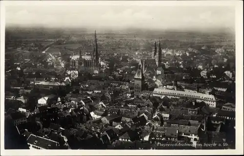 Ak Speyer am Rhein, Flugzeugaufnahme