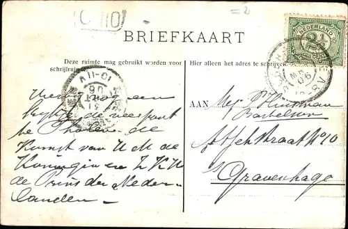 Ak Tholen Zeeland, Königin Wilhelmina der Niederlande, Prinz Hendrick, Hochwasser 1906
