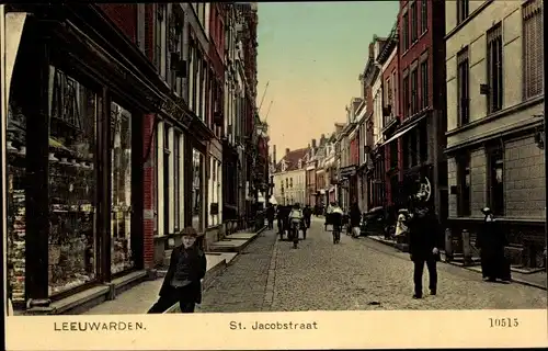 Ak Leeuwarden Friesland Niederlande, St. Jacobstraat