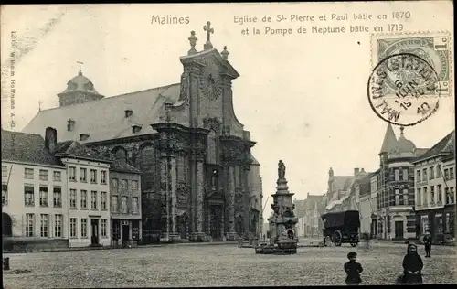 Ak Mechelen Mecheln Malines Flandern Antwerpen, Eglise de St. Pierre et Paul