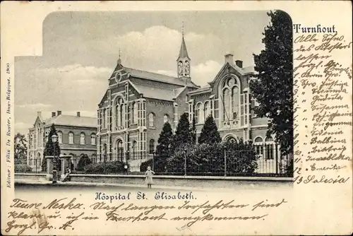 Ak Turnhout Flandern Antwerpen, Hospital St. Elisabeth